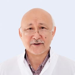 Portrait photo of a doctor, appointment in the city of Almaty