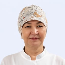 Portrait photo of a doctor, appointment in the city of Almaty