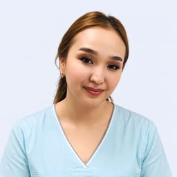Portrait photo of a doctor, appointment in the city of Astana