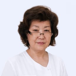 Portrait photo of a doctor, appointment in the city of Almaty