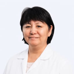 Portrait photo of a doctor, appointment in the city of Astana