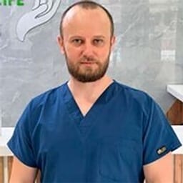 Portrait photograph of a doctor, appointment in the city of Astana Portrait photograph of a doctor, appointment in the city of Astana