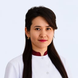 Portrait photo of a doctor, appointment in the city of Almaty