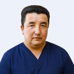 Portrait photograph of a doctor, appointment in the city of Astana