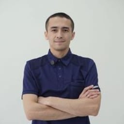 Portrait photo of a doctor, appointment in the city of Astana