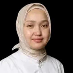 Portrait photo of a doctor, appointment in the city of Astana