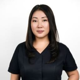 Portrait photograph of a doctor, appointment in the city of Almaty