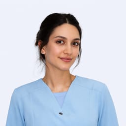 Portrait photo of a doctor, appointment in Astana