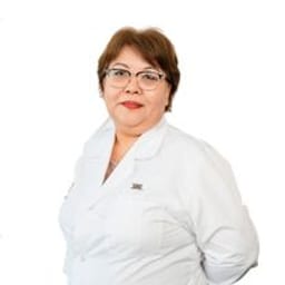 Portrait photo of a doctor, appointment in the city of Almaty