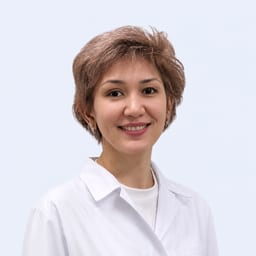 Portrait photo of a doctor, appointment in Almaty