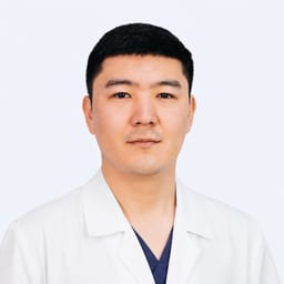 Portrait photo of a doctor, appointment in the city of Almaty