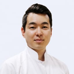 Portrait photo of a doctor, appointment in the city of Almaty