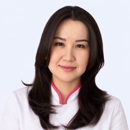 Portrait photo of a doctor, appointment in the city of Astana