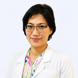 Portrait photograph of a doctor, appointment in the city of Almaty