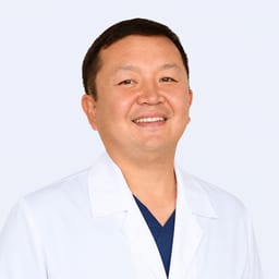 Portrait photograph of a doctor, appointment in the city of Almaty
