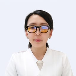 Portrait photo of a doctor, appointment in the city of Astana