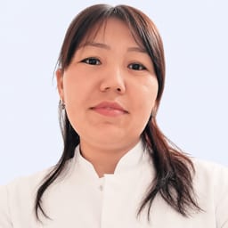 Portrait photo of a doctor, appointment in Almaty