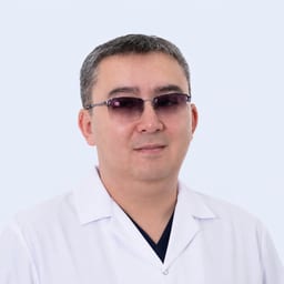Portrait photo of a doctor, appointment in Astana