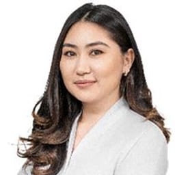 Portrait photo of a doctor, appointment in Astana