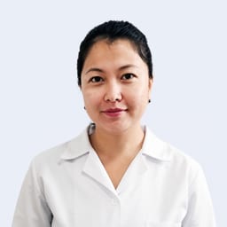 Portrait photo of a doctor, appointment in Astana