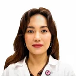 Portrait photo of a doctor, appointment in the city of Astana