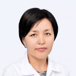 Portrait photo of a doctor, appointment in the city of Almaty
