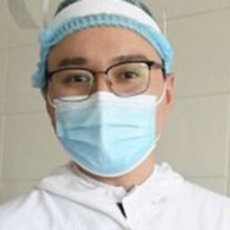 Portrait photograph of a doctor, appointment in the city of Astana