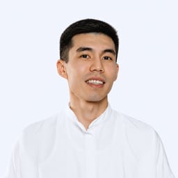 Portrait photo of a doctor, appointment in the city of Astana
