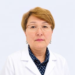 Portrait photo of a doctor, appointment in the city of Almaty