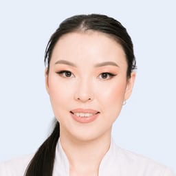 Portrait photo of a doctor, appointment in the city of Almaty