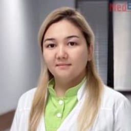 Portrait photo of a doctor, appointment in Almaty