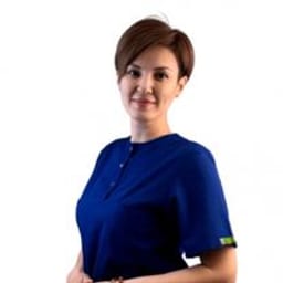 Portrait photograph of a doctor, appointment in the city of Almaty