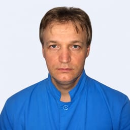 Portrait photo of a doctor, appointment in the city of Almaty
