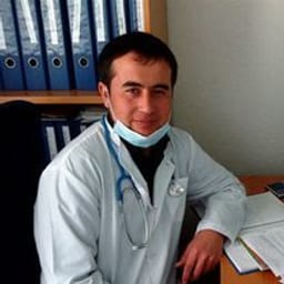 Portrait photo of a doctor, appointment in Almaty