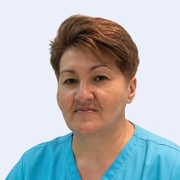 Portrait photo of a doctor, appointment in the city of Astana Portrait photo of a doctor, appointment in the city of Astana