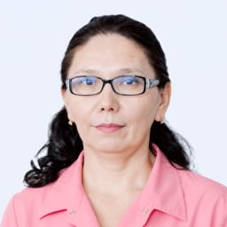 Portrait photo of a doctor, appointment in Astana