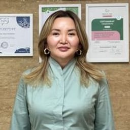 Portrait photo of a doctor, appointment in Astana