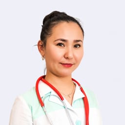 Portrait photo of a doctor, appointment in Almaty