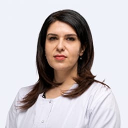 Portrait photo of a doctor, appointment in the city of Almaty