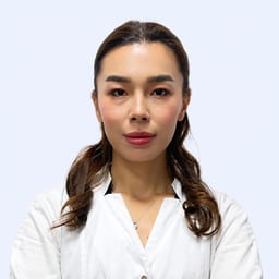 Portrait photo of a doctor, appointment in Almaty