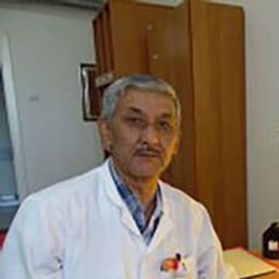 Portrait photo of a doctor, appointment in the city of Almaty
