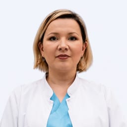 Portrait photo of a doctor, appointment in Astana