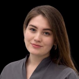 Portrait photo of a doctor, appointment in the city of Almaty