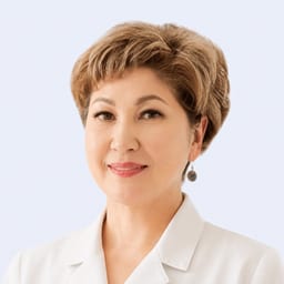 Portrait photo of a doctor, appointment in the city of Almaty