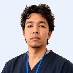 Portrait photo of a doctor, appointment in Astana