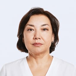 Portrait photo of a doctor, appointment in Almaty