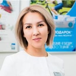 Portrait photograph of a doctor, appointment in the city of Astana Portrait photograph of a doctor, appointment in the city of Astana