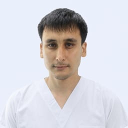 Portrait photograph of a doctor, appointment in the city of Almaty
