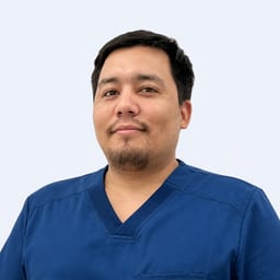 Portrait photo of a doctor, appointment in the city of Astana Portrait photo of a doctor, appointment in the city of Astana