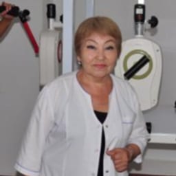 Portrait photo of a doctor, appointment in the city of Almaty